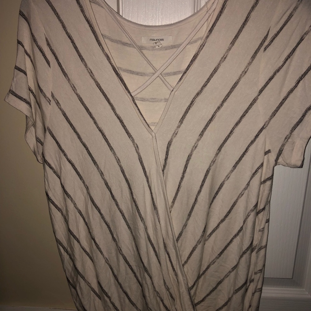 White Striped Shirt